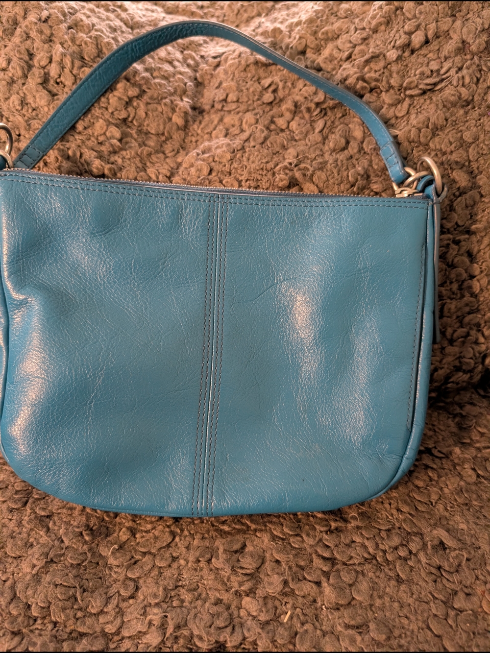 Fossil Jolie Crossbody With Shoulder Strap Teal Blue